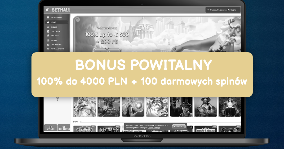 BetHall Casino welcome bonus